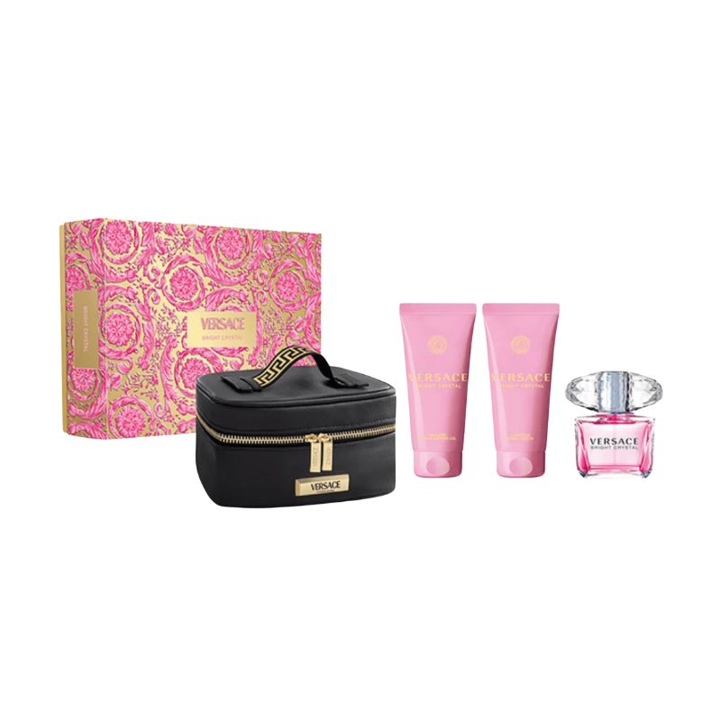 versace bright crystal set with bag | bright crystal versace set​